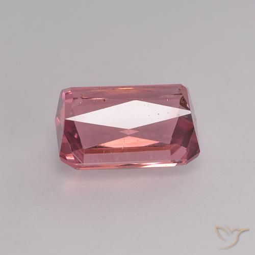 Turmalina rosa médio Natural 1.60ct, Corte Octógono / Esmeralda, VS-SI