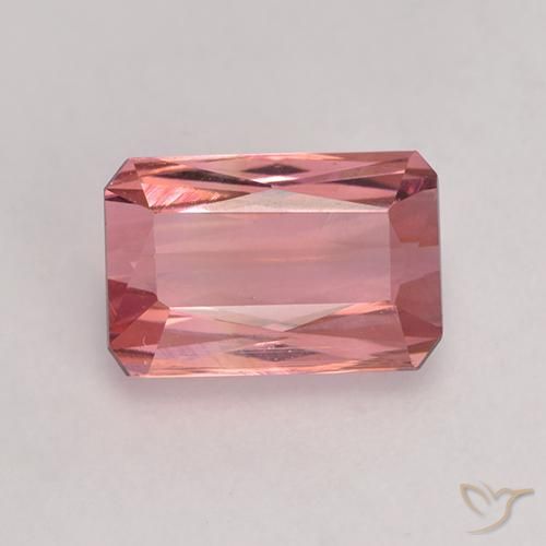1.64ct Natural Rosa escuro Turmalina, Corte Esmeralda, VVS-VS