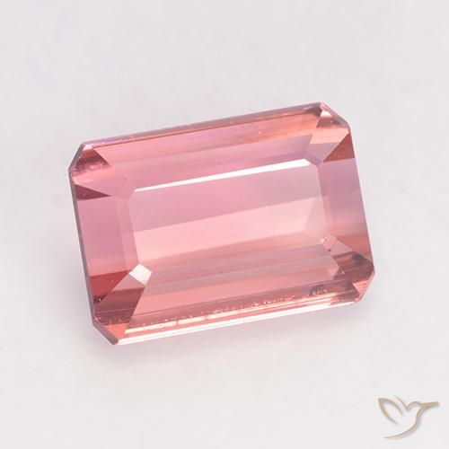 Turmalina Luz rosa Natural 1.40ct, Corte Octógono / Esmeralda, VVS-VS
