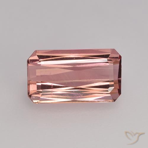 Turmalina rosa médio Natural 1.55ct, Corte Octógono / Esmeralda, VS