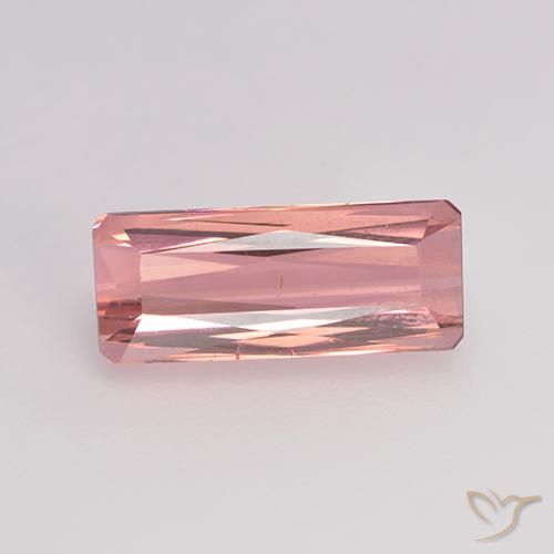 1.81ct Natural Luz rosa Turmalina, Corte Esmeralda, VS