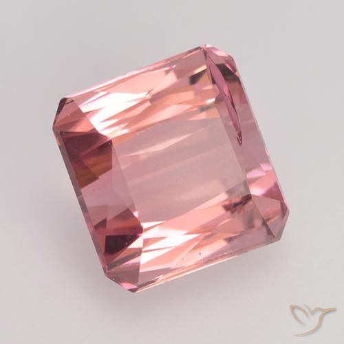 Turmalina rosa médio Natural 1.46ct, Corte Octógono / Esmeralda, VS-SI