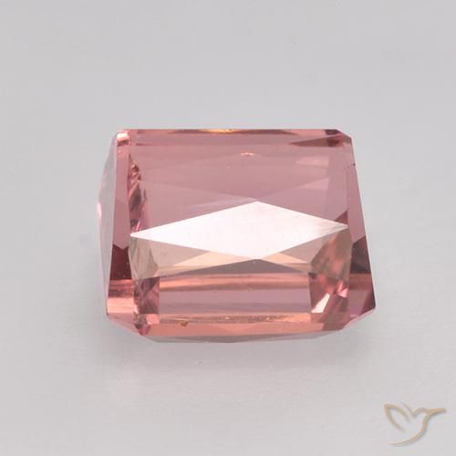 Turmalina rosa médio Natural 1.46ct, Corte Octógono / Esmeralda, VS-SI