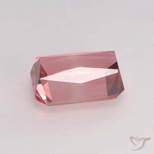 Turmalina rosa médio Natural 1.43ct, Corte Octógono / Esmeralda, VVS-VS