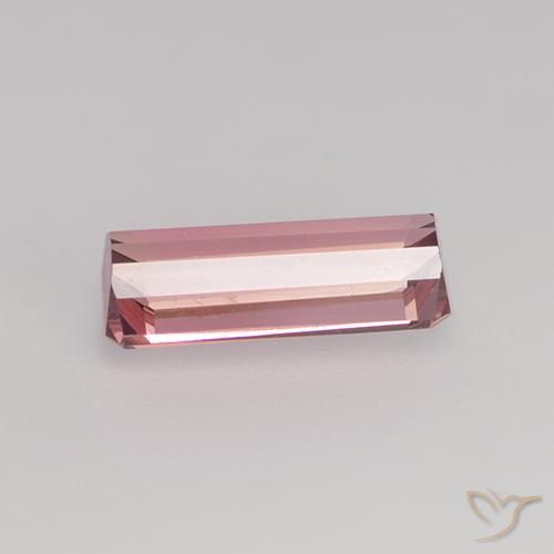Turmalina Laranja Rosa Natural 1.09ct, Corte Octógono / Esmeralda, VS