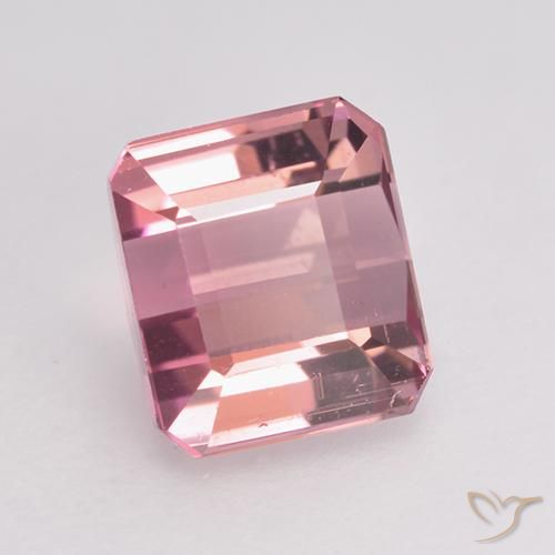 Turmalina Luz rosa Natural 1.27ct, Corte Octógono / Esmeralda, VVS-VS