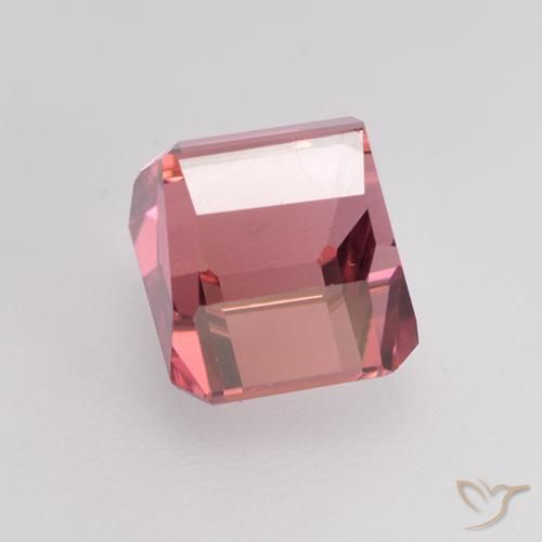 Turmalina Luz rosa Natural 1.63ct, Corte Octógono / Esmeralda, VVS-VS