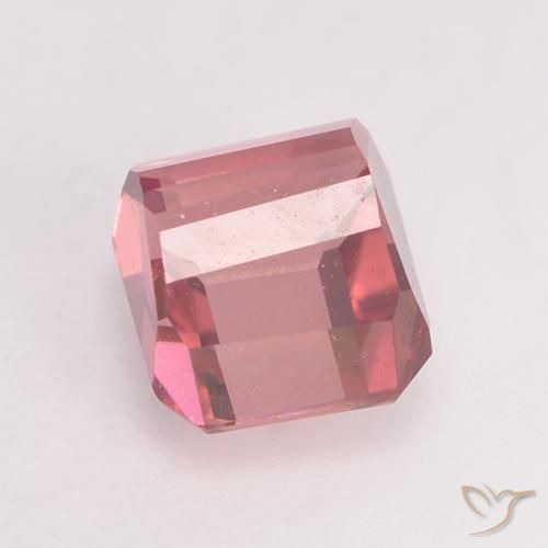 Turmalina Chiclete rosa claro Natural 1.10ct, Corte Octógono / Esmeralda, VVS-VS