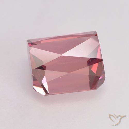 Turmalina Chiclete rosa claro Natural 1.43ct, Corte Octógono / Esmeralda, VVS-VS