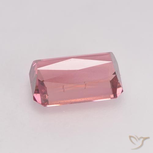 Turmalina Tom Rosa Chiclete Natural 1.54ct, Corte Octógono / Esmeralda, VVS-VS