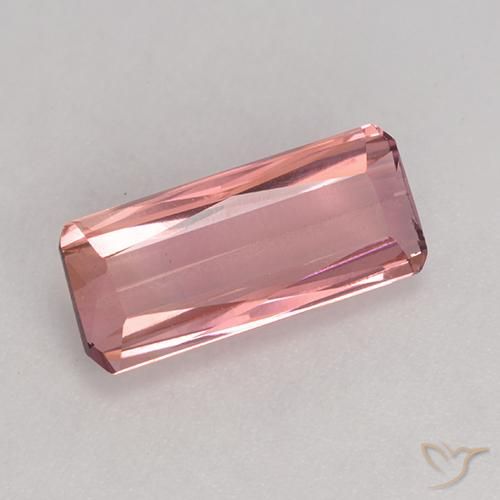 Turmalina rosa médio Natural 1.93ct, Corte Octógono / Esmeralda, VVS-VS