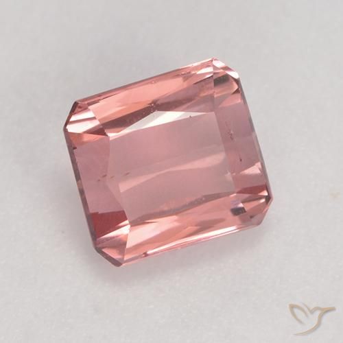 Turmalina Luz rosa Natural 1.44ct, Corte Octógono / Esmeralda, VS