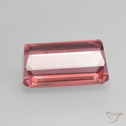 Turmalina Rosa escuro Natural 3.30ct, Corte Octógono / Esmeralda, VS