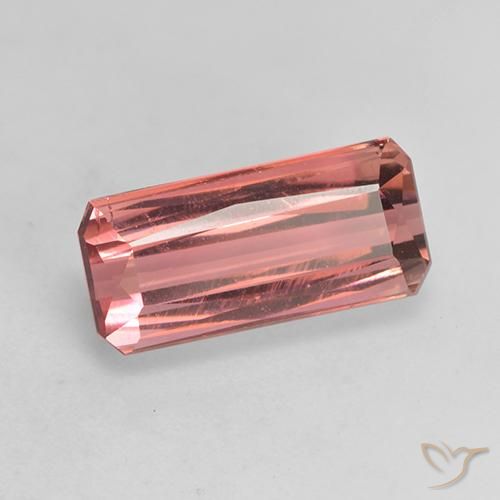 Turmalina rosa médio Natural 3.51ct, Corte Octógono / Esmeralda, VS