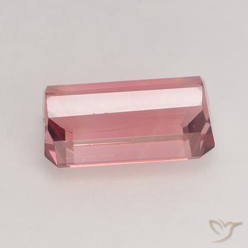 Turmalina Laranja Rosa Natural 2.83ct, Corte Octógono / Esmeralda, VVS-VS