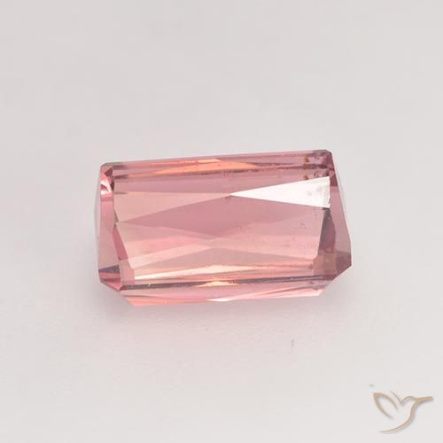 Turmalina Rosa chiclete Natural 2.38ct, Corte Octógono / Esmeralda, VS-SI