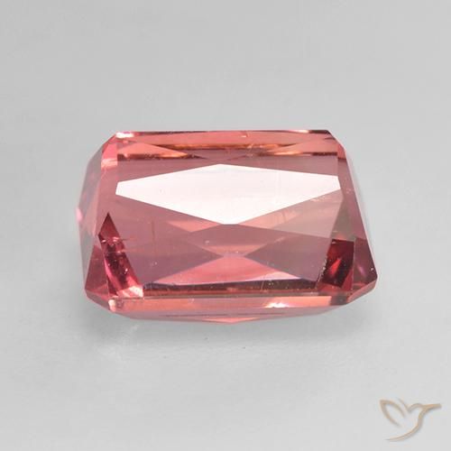 Turmalina Rosa Intenso Natural 2.61ct, Corte Octógono / Esmeralda, SI