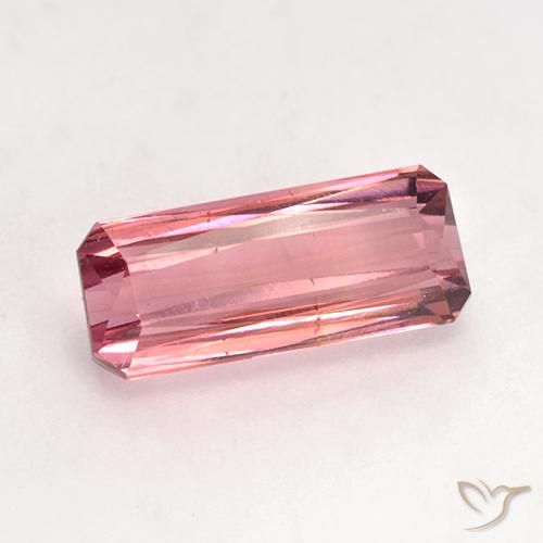 Turmalina rosa médio Natural 3.08ct, Corte Octógono / Esmeralda, VS