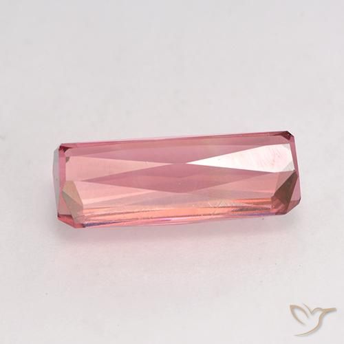 Turmalina rosa médio Natural 3.08ct, Corte Octógono / Esmeralda, VS