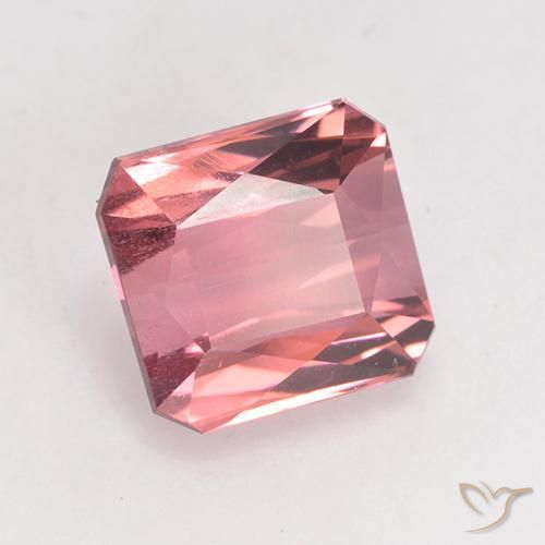 Turmalina rosa médio Natural 3.10ct, Corte Octógono / Esmeralda, VS