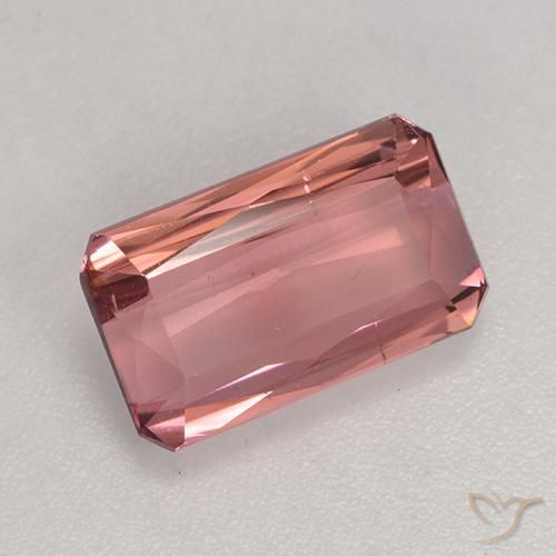 Turmalina rosa médio Natural 3.01ct, Corte Octógono / Esmeralda, VS