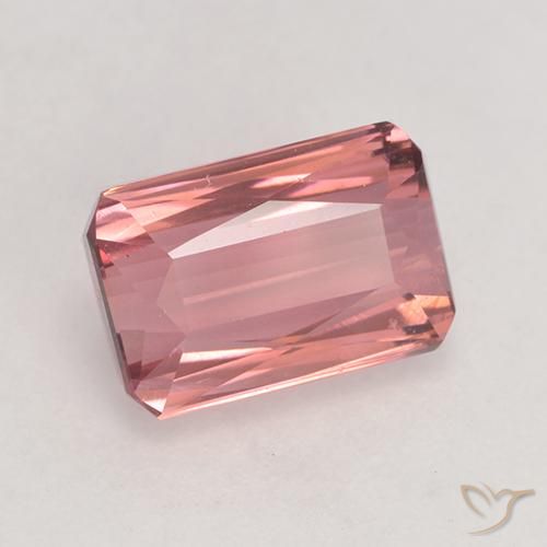 Turmalina Laranja Rosa Natural 2.57ct, Corte Esmeralda, VVS-VS