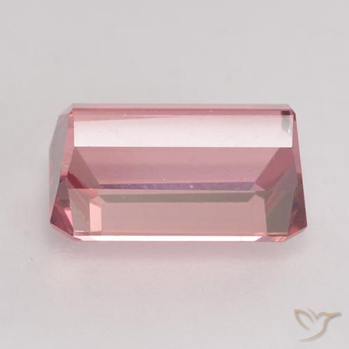 Turmalina Chiclete rosa claro Natural 1.85ct, Corte Octógono / Esmeralda, VVS-VS
