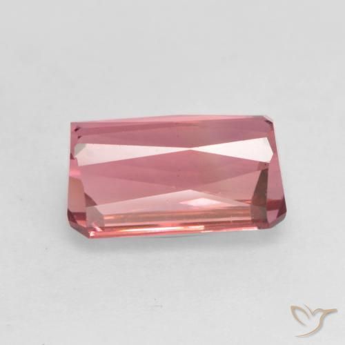 Turmalina rosa médio Natural 2.19ct, Corte Octógono / Esmeralda, VVS-VS