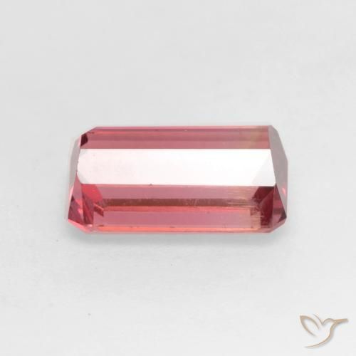 Turmalina rosa médio Natural 2.37ct, Corte Octógono / Esmeralda, VS