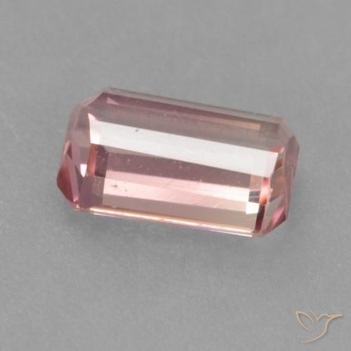 Turmalina Rosa Profundo Natural 0.86ct, Corte Octógono / Esmeralda, VVS-VS