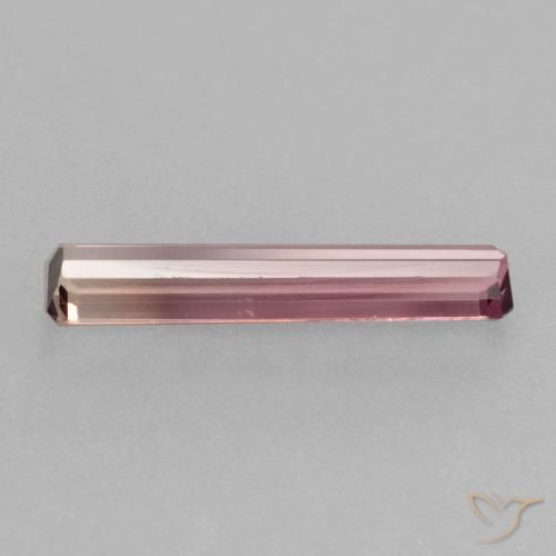 Turmalina Rosa chiclete Natural 1.45ct, Corte Octógono / Esmeralda, VS