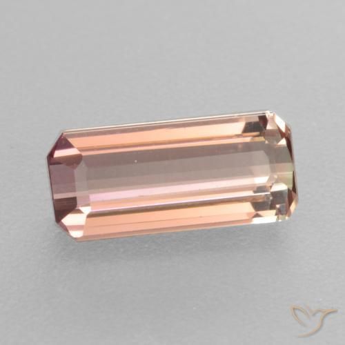 Turmalina Luz rosa Natural 1.65ct, Corte Octógono / Esmeralda, VVS-VS