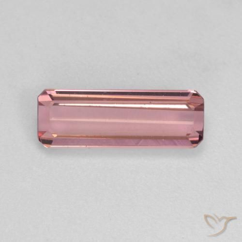 1.46ct Natural Laranja Rosa Turmalina, Corte Esmeralda, VS