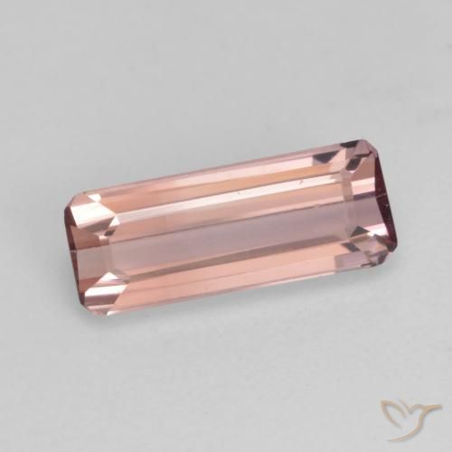 Turmalina rosa médio Natural 1.15ct, Corte Octógono / Esmeralda, VS