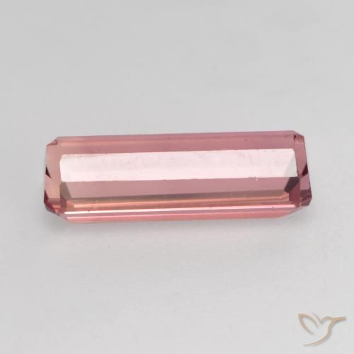 Turmalina rosa médio Natural 1.33ct, Corte Octógono / Esmeralda, VS