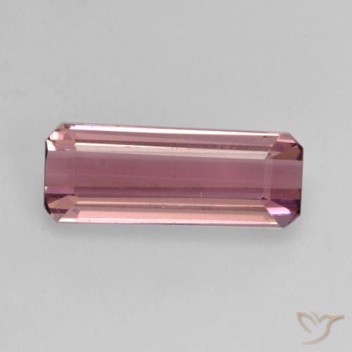 1.47ct Natural Roxo Real Turmalina, Corte Esmeralda, VS
