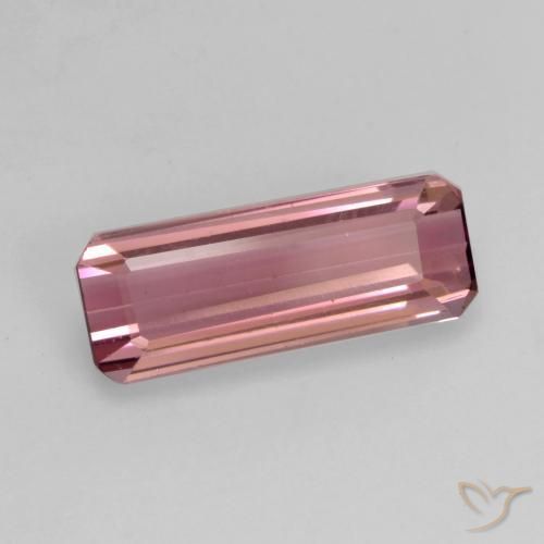 Turmalina Roxo Real Natural 1.47ct, Corte Octógono / Esmeralda, VS