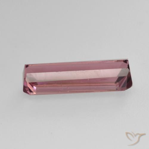 Turmalina Roxo Real Natural 1.47ct, Corte Octógono / Esmeralda, VS