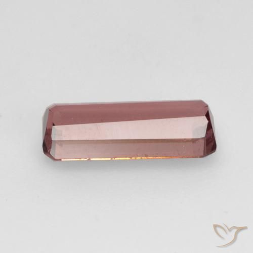 Turmalina rosa médio Natural 1.19ct, Corte Octógono / Esmeralda, SI