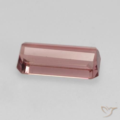 Turmalina Laranja Rosa Natural 1.21ct, Corte Octógono / Esmeralda, VS-SI