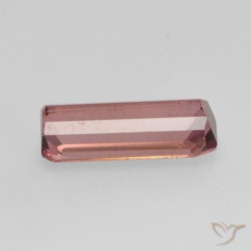 Turmalina rosa médio Natural 1.22ct, Corte Octógono / Esmeralda, VS-SI