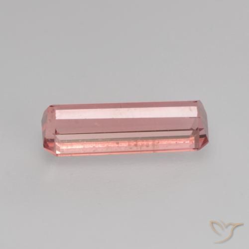 Turmalina Rosa chiclete Natural 1.14ct, Corte Octógono / Esmeralda, SI