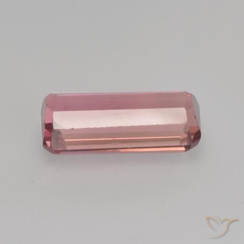 Turmalina rosa médio Natural 1.16ct, Corte Octógono / Esmeralda, VVS-VS