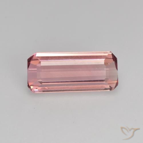 Turmalina Laranja Rosa Natural 1.52ct, Corte Octógono / Esmeralda, VS