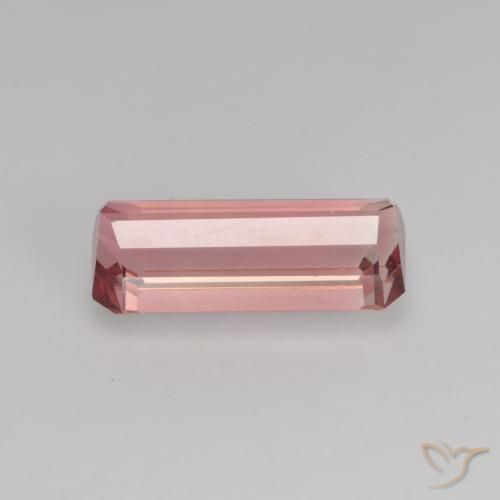 Turmalina Laranja Rosa Natural 1.52ct, Corte Octógono / Esmeralda, VS