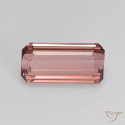 1.88ct Natural rosa rosa Turmalina, Corte Esmeralda, VVS-VS