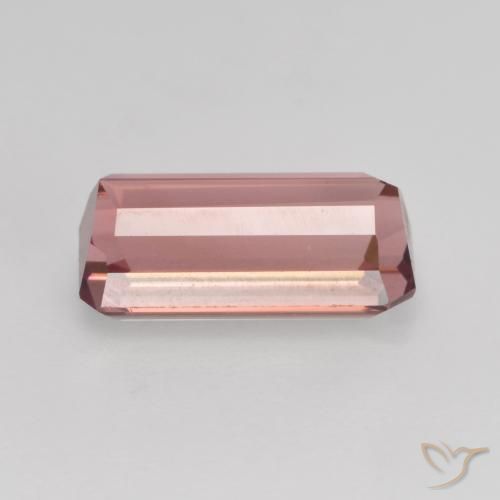 Turmalina rosa rosa Natural 1.88ct, Corte Octógono / Esmeralda, VVS-VS