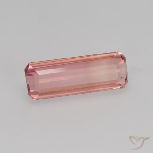 Turmalina Rosa Terroso Natural 1.14ct, Corte Octógono / Esmeralda, VS
