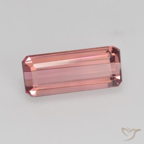 Turmalina Laranja Rosa Natural 1.45ct, Corte Octógono / Esmeralda, VS