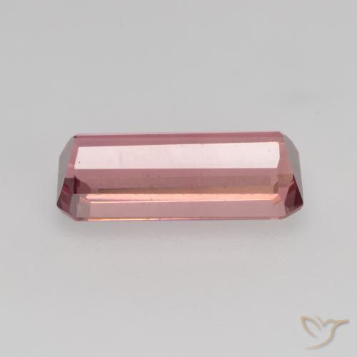 Turmalina Laranja Rosa Natural 1.45ct, Corte Octógono / Esmeralda, VS